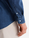 Ombre Clothing Herren Jeans-Hemd mit Lyocell und Brust-Stickerei von Ombre Clothing