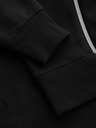 Ombre Clothing Gewaschene Herren-Sweatjacke mit dekorativer Naht am Ausschnitt Ombre Clothing