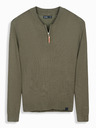 Ombre Clothing Herren-Strickpullover mit strukturierten Punkten Ombre Clothing