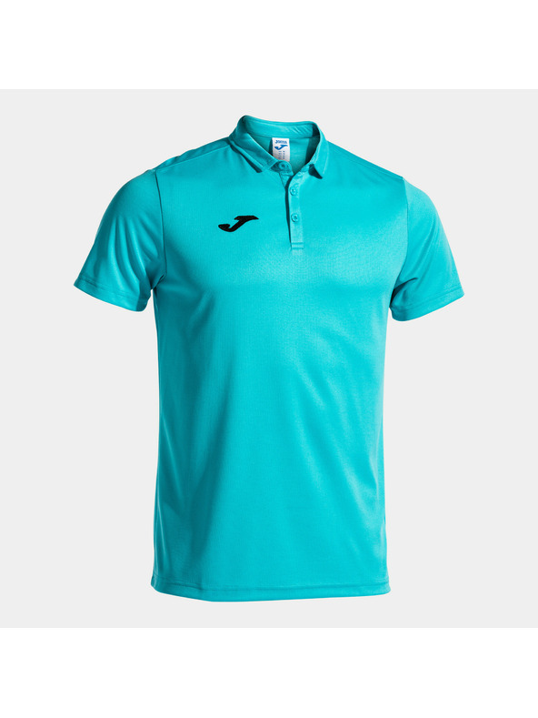 Joma Herren-Polo-Shirt Joma Polo Shirt Hobby S/S Neon-Türkis Größe: