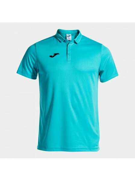 Joma Herren-Polo-Shirt Joma Polo Shirt Hobby S/S Neon-Türkis Größe: