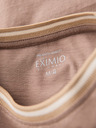 Ombre Clothing Herren-Langarm-T-Shirt aus Baumwolle, gestreiftem U-Ausschnitt und Stickerei Ombre Clothing