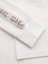 Ombre Clothing Herren-Langarm-T-Shirt aus Baumwolle mit Kante und Brust-Aufdruck Ombre Clothing