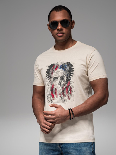 Ombre Clothing Herren-T-Shirt aus Baumwolle mit Aufdruck Ombre Clothing