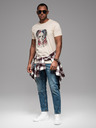 Ombre Clothing Herren-T-Shirt aus Baumwolle mit Aufdruck Ombre Clothing