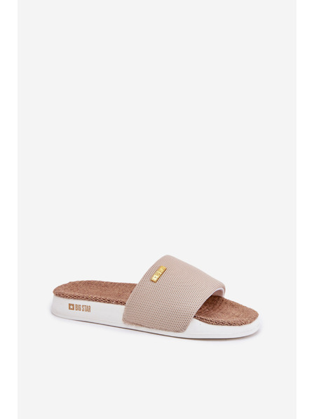 BIG STAR SHOES Damen-Hausschuhe Big Star – Beige Größe: