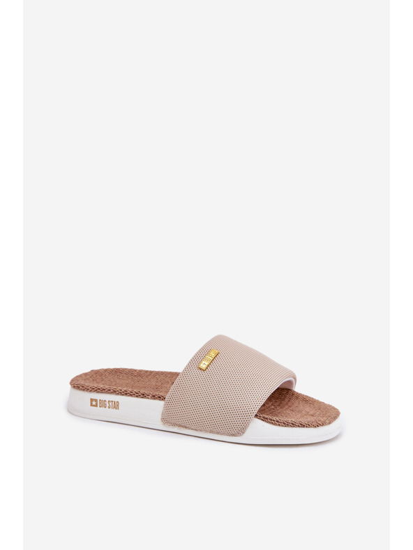 BIG STAR SHOES Damen-Hausschuhe Big Star – Beige Größe: