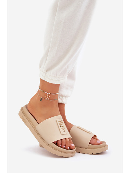 BIG STAR SHOES Damen-Hausschuhe Big Star – Beige Größe: