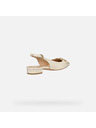 Geox Cremefarbene Damen-Ballerinas Geox Giselda 15