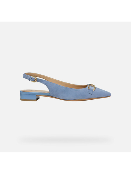Geox Hellblaue Damen Ballerinas Geox Giselda 15