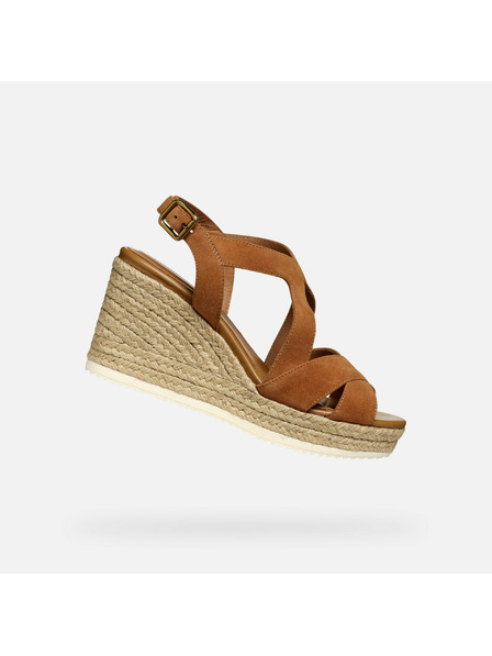 Geox Braune Damen Sandalen Geox Ponza