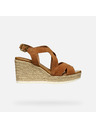 Geox Braune Damen Sandalen Geox Ponza