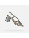 Geox Silberne Damen Sandalen Geox Virnilisa 65 S