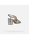 Geox Silberne Damen Sandalen Geox Virnilisa 65 S