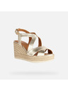 Geox Goldene Damen Sandalen Geox Ponza