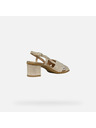 Geox Goldene Damen Sandalen Geox Aurely 50