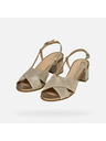 Geox Goldene Damen Sandalen Geox Aurely 50