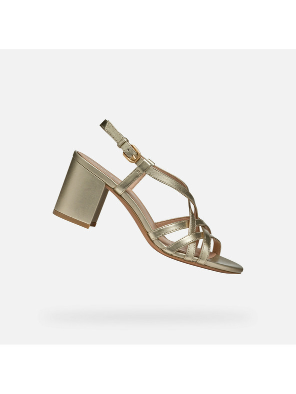 Geox Goldene Damen Sandalen Geox Virnilisa 65 S