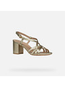 Geox Goldene Damen Sandalen Geox Virnilisa 65 S