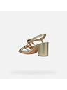 Geox Goldene Damen Sandalen Geox Virnilisa 65 S