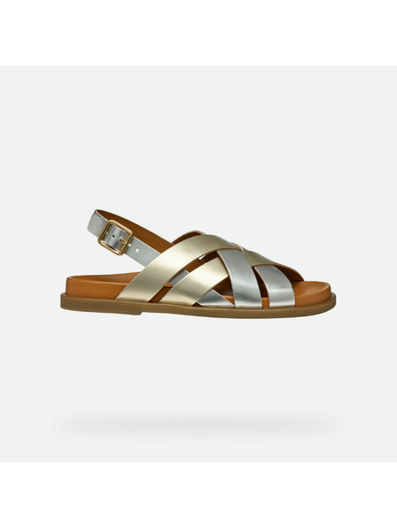 Geox Goldene Damen Sandalen Geox Adelash