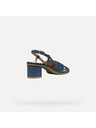 Geox Dunkelblau Damen-Sandalen Geox Aurely 50