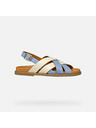 Geox Hellblaue Damen Sandalen Geox Adelash