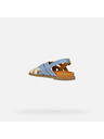 Geox Hellblaue Damen Sandalen Geox Adelash