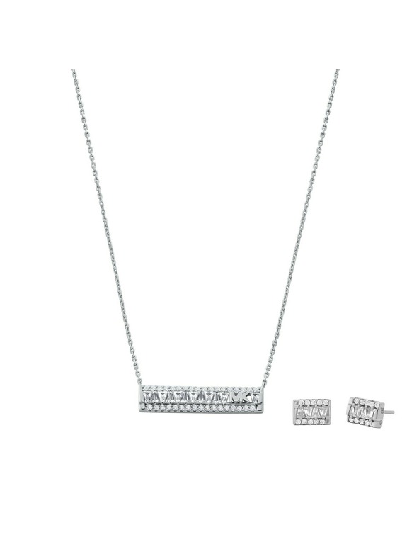 Michael Kors Michael Kors Damen-Halskette Silber MKC1688SET