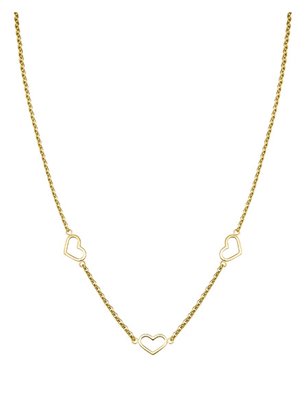 Rosefield Rosefield goldene Halskette Triple Heart JNTHG-J535