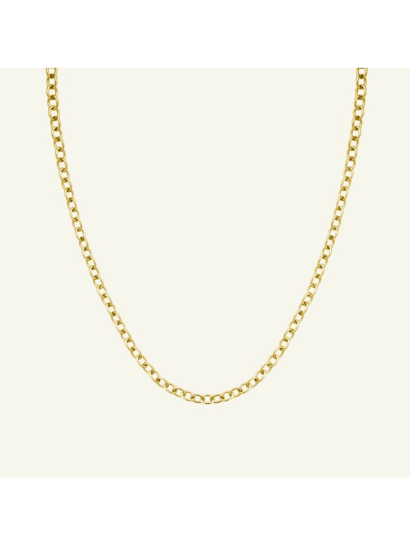 Rosefield Rosefield Halskette in Goldfarbe Oval Chainlink JNOCG-J626