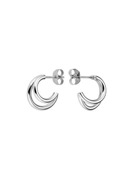 Rosefield Rosefield Ohrringe in Silberfarbe Double Hoops JEDHS-J576