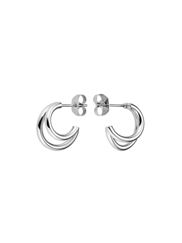 Rosefield Rosefield Ohrringe in Silberfarbe Double Hoops JEDHS-J576