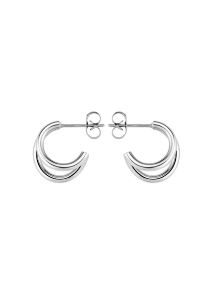 Rosefield Rosefield Ohrringe in Silberfarbe Double Hoops JEDHS-J576