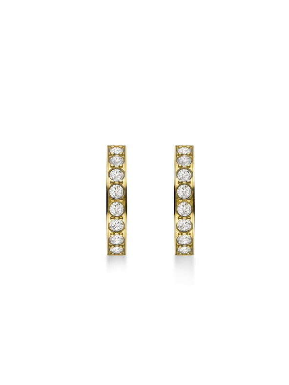 Rosefield Rosefield Ohrringe in Goldfarbe Crystal Hoops JECHG-J571