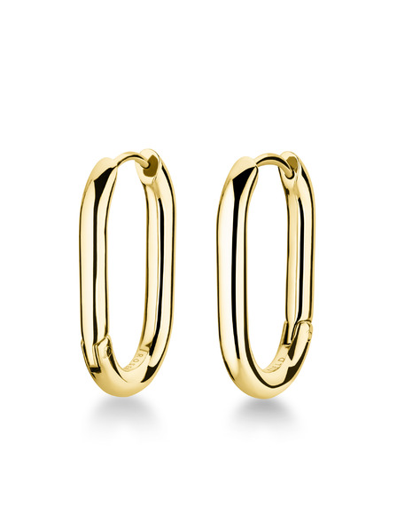 Rosefield Rosefield Ohrringe in Goldfarbe Large Oval Hoops JEOLG-J567
