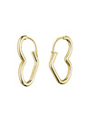 Rosefield Rosefield Ohrringe in Goldfarbe Heart Hoops JEHHG-J579