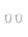 Rosefield Rosefield Ohrringe in Silberfarbe Twisted Hoops JETHS-J578