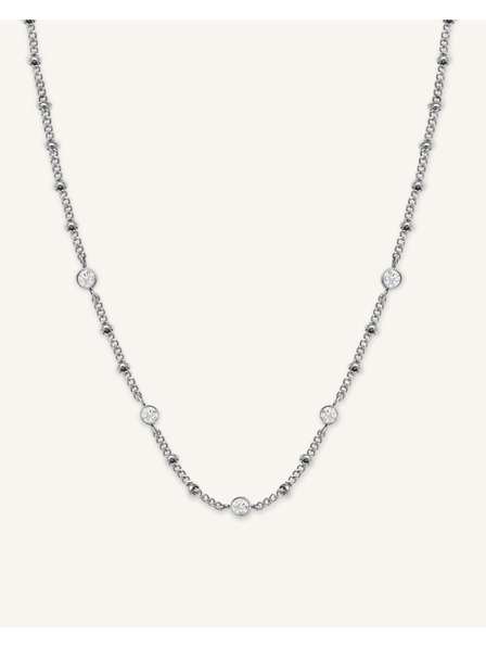 Rosefield Rosefield Halskette in Silberfarbe Crystal JNSCS-J612