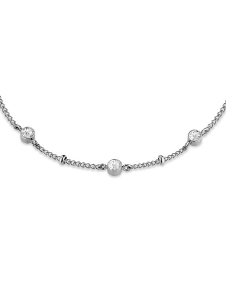 Rosefield Rosefield Halskette in Silberfarbe Crystal JNSCS-J612