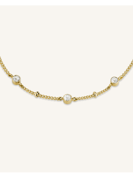 Rosefield Rosefield Halskette in Goldfarbe Crystal JCSCG-J266