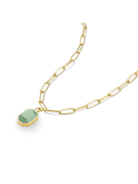 Rosefield Rosefield Halskette in Goldfarbe Geometric Gemstone JNGGG-J664