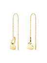 Rosefield Rosefield Ohrringe in Goldfarbe Double Heart JEDHG-J686