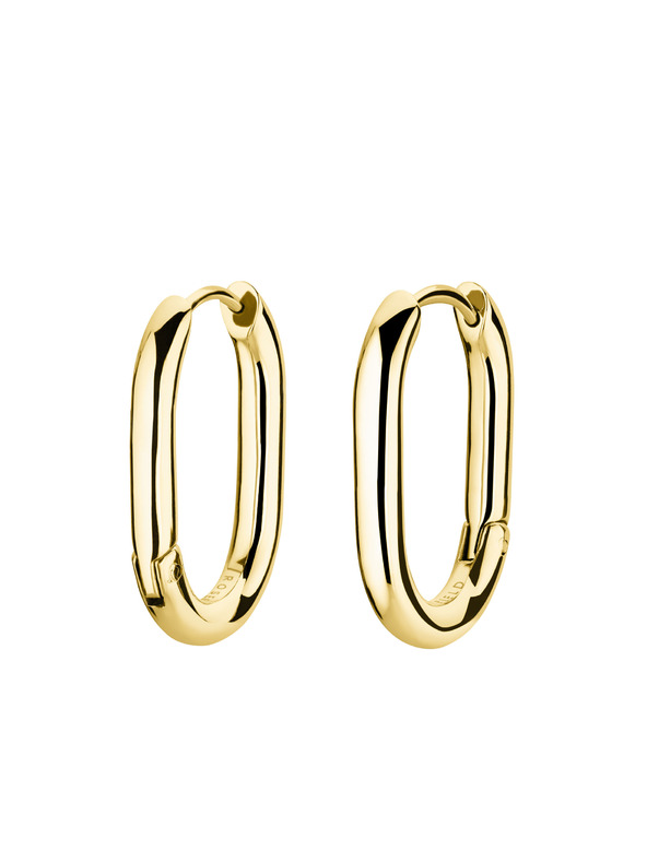 Rosefield Rosefield Ohrringe in Goldfarbe Small Oval Hoops JEOSG-J569