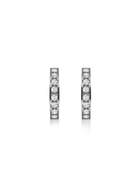 Rosefield Rosefield Ohrringe in Silberfarbe Crystal Hoops JECHS-J572