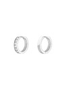 Rosefield Rosefield Ohrringe in Silberfarbe Crystal Hoops JECHS-J572