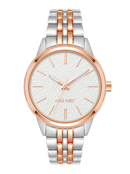 Nine West	 Damen runde Uhr Nine West NW/2897SVRT