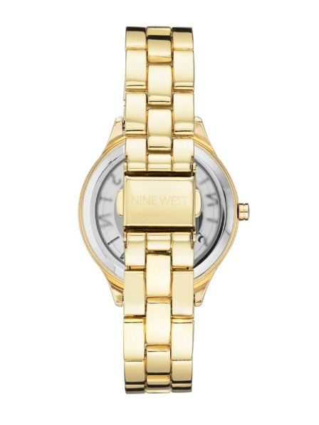 Nine West	 Damen runde Uhr Nine West NW/2588CHGB