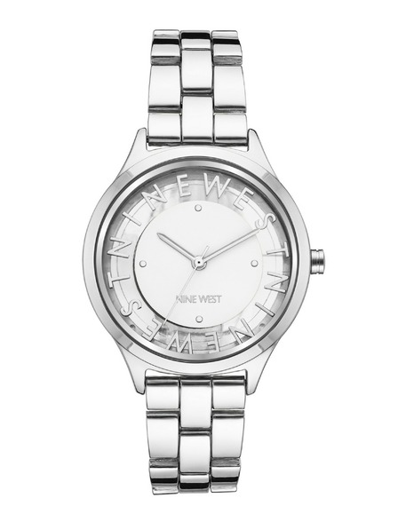 Nine West	 Damen runde Uhr Nine West NW/2589WTSV