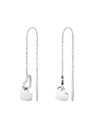Rosefield Rosefield Ohrringe in Silberfarbe Double Heart JEDHS-J687